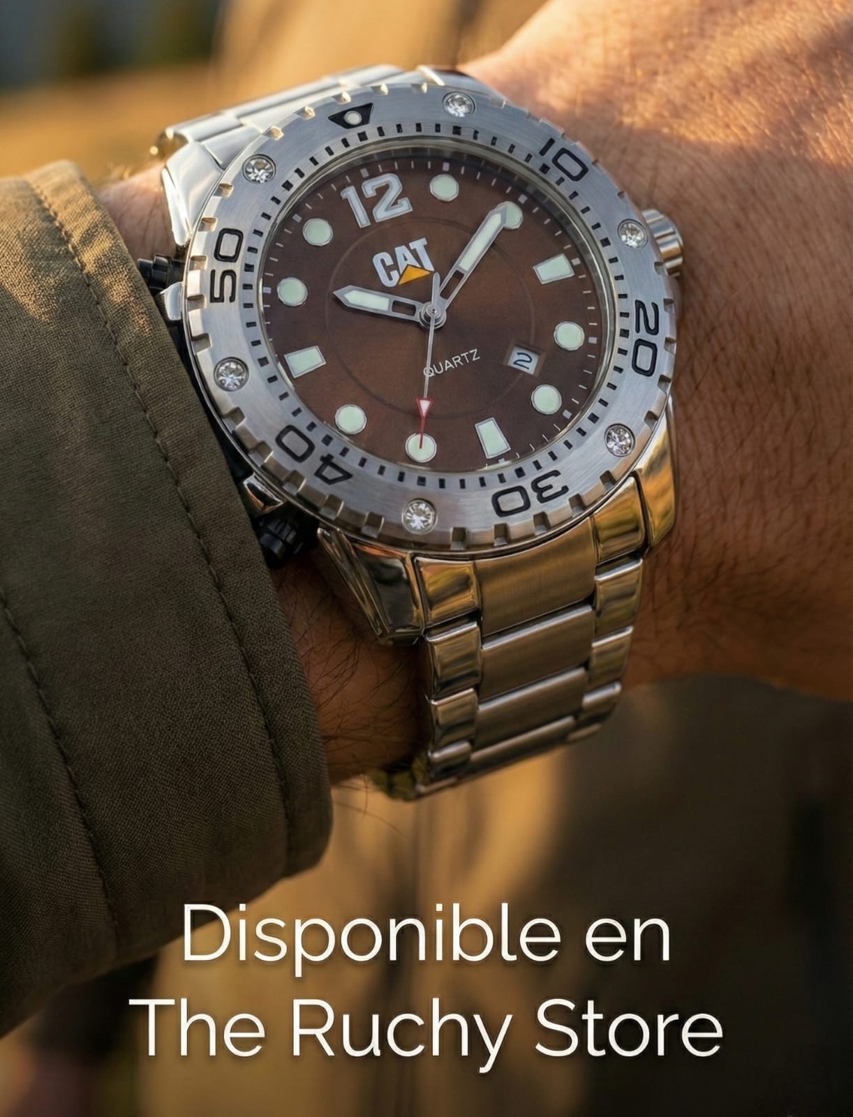 Reloj Explorer Steel Brown