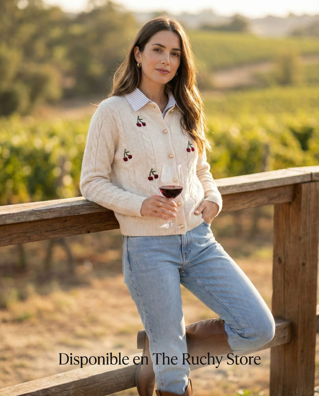 Cardigan Cherry Chic