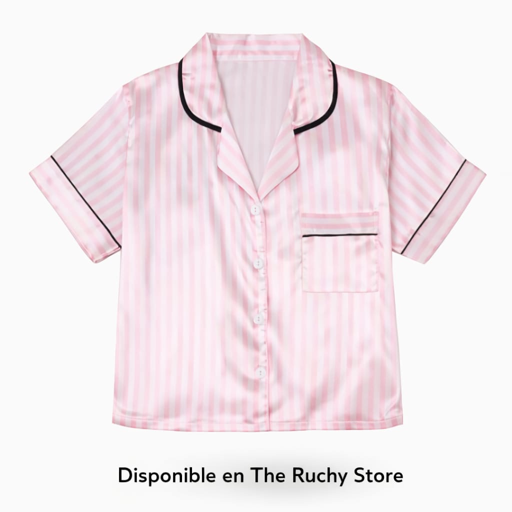Pijama Rosé Stripe