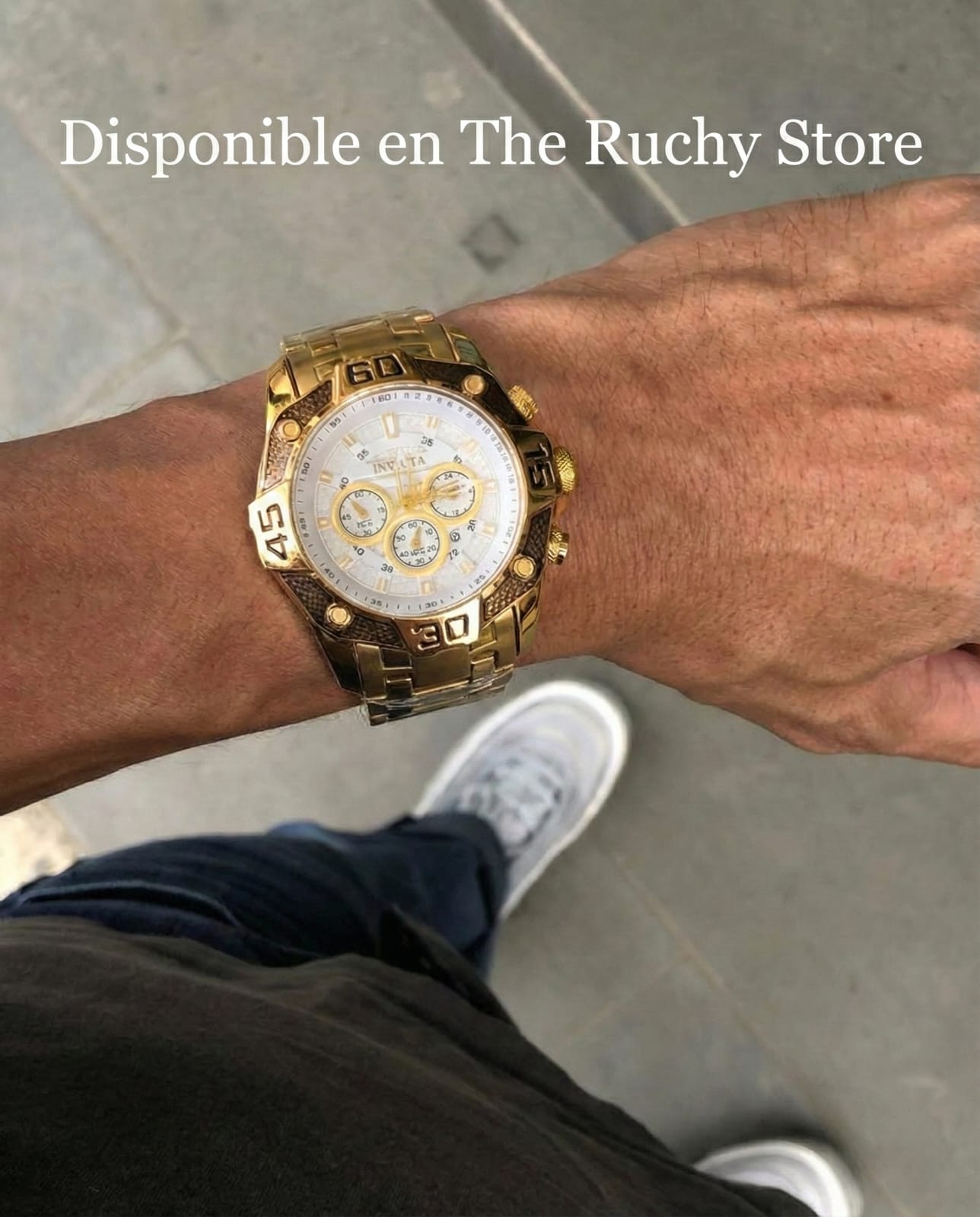 Reloj Dorado Chrono Prestige